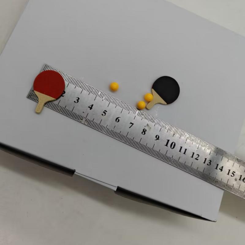 1Set Dollhouse Miniature Ping  - Table Tennis Olympics 评论和价格