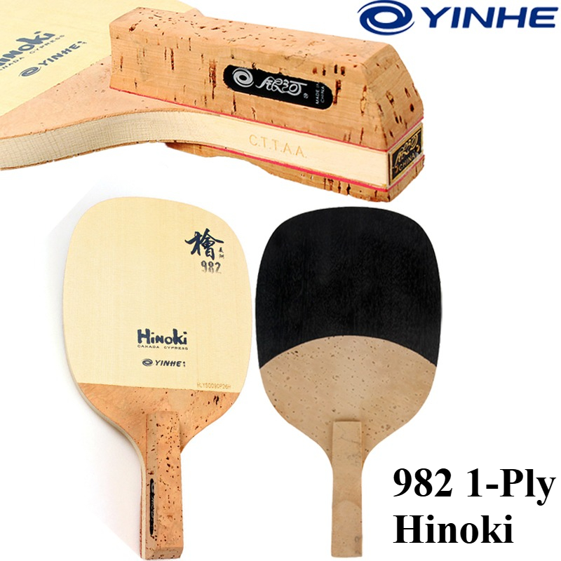 YINHE 982 1-Ply Solid Hinoki T - Table Tennis In Japanese 评论和价格