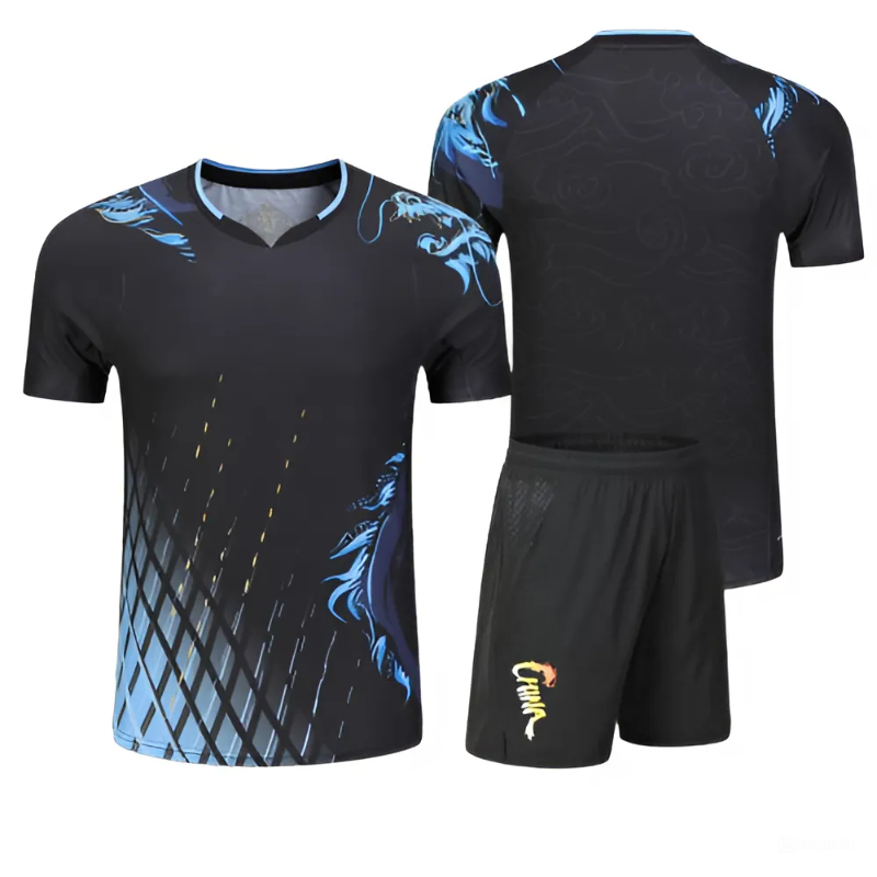 Print Badminton Tennis T-shirt - Table Tennis Zhang Jike 评论和价格