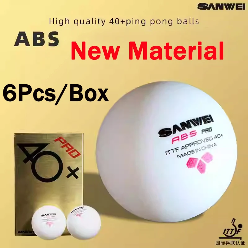 6pcs/box New Material SANWEI A - Table Tennis Olympics 评论和价格